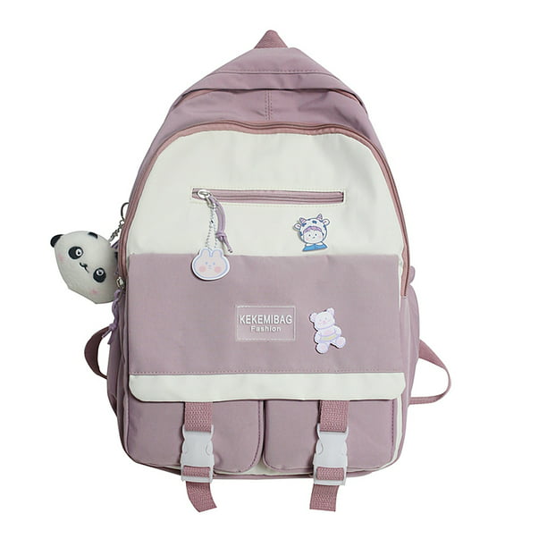 Handbag Boy Bookbag Purple Rose Daypack Lightweight Backpack Girl 